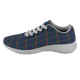 Agnew Scottish Clan Tartan Sneakers Blue For Men & Women - kittentee