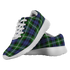 Baillie Modern Scottish Clan Tartan Sneakers Blue For Men & Women