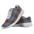 Anderson Modern Scottish Clan Tartan Sneakers Blue For Men & Women