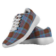 Anderson Modern Scottish Clan Tartan Sneakers Blue For Men & Women - kittentee