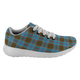 Anderson Scottish Clan Tartan Sneakers Blue For Men & Women - kittentee
