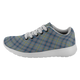 Boswell Scottish Clan Tartan Sneakers Blue For Men & Women