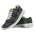 Ayrshire Scottish Clan Tartan Sneakers Blue For Men & Women