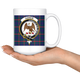 Agnew Clan Badge Coffee Mug - Size 15oz