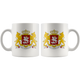 Alternate Coat Of Arms Georgia Coffee Mug - Size 11oz