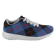 Angus Modern Scottish Clan Tartan Sneakers Blue For Men & Women - kittentee