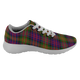 Carnegie Modern Scottish Clan Tartan Sneakers Blue For Men & Women