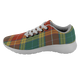 Buchanan Old Sett Scottish Clan Tartan Sneakers Blue For Men & Women