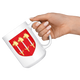 Arms Of Clan Skene Of Skene Coffee Mug - Size 15oz