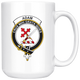 Adam Tartan Coffee Mug - size 15oz