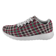 Borthwick Ancient Scottish Clan Tartan Sneakers Blue For Men & Women