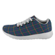 Agnew Scottish Clan Tartan Sneakers Blue For Men & Women - kittentee
