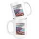 California Dreaming Coffee Mug - Size 15oz