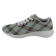 Bell Scottish Clan Tartan Sneakers Blue For Men & Women - kittentee