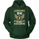 Awesome January 1941 Birthday Hoodie - kittentee