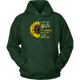 January Girls Are Sunshine Mixed Hurricane Sunflower Hoodie