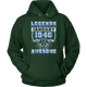 Legends Were Born In January 1946 Birthday Hoodie