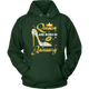 Women Queens Are Born In January Hoodie