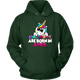 Girls Kids Unicorns Rainbow Are Born In April Birthday Hoodie