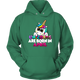 Girls Kids Unicorns Rainbow Are Born In April Birthday Hoodie
