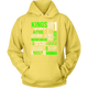 Kings Are Born In April Birthday Hoodie