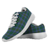 Broun Scottish Clan Tartan Sneakers Green For Men & Women