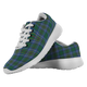 Broun Scottish Clan Tartan Sneakers Blue For Men & Women