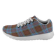 Anderson Modern Scottish Clan Tartan Sneakers Blue For Men & Women - kittentee