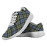Campbell Faded Scottish Clan Tartan Sneakers Blue For Men & Women