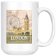 London England Coffee Mug - Size 15oz