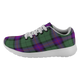 Armstrong Modern Scottish Clan Tartan Sneakers Blue For Men & Women - kittentee