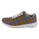 Balfour Modern Scottish Clan Tartan Sneakers Blue For Men & Women - kittentee