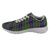 Ayrshire Scottish Clan Tartan Sneakers Blue For Men & Women - kittentee