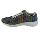 Ayrshire Scottish Clan Tartan Sneakers Blue For Men & Women - kittentee