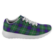 Alexander Scottish Clan Tartan Sneakers Blue For Men & Women - kittentee