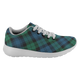 Blackwatch Ancient Scottish Clan Tartan Sneakers Blue For Men & Women - kittentee