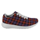 Broun Modern Scottish Clan Tartan Sneakers Red For Men & Women