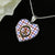 Boswell Modern Scottish Clan Tartan Necklace Heart