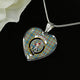 Balfour Scottish Clan Tartan Necklace Heart - kittentee