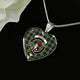 Brodie Scottish Clan Tartan Necklace Heart