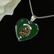 Agnew Hunting Clan Tartan Heart Bangle - kittentee
