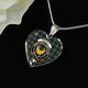 Arnott Scottish Clan Tartan Necklace Heart - kittentee