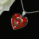 Brodie Modern Scottish Clan Tartan Necklace Heart