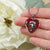 Belshes Scottish Clan Tartan Necklace Heart - kittentee