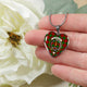 Auchinleck Scottish Clan Tartan Necklace Heart - kittentee