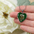 Agnew Hunting Clan Tartan Heart Bangle - kittentee
