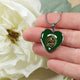 Agnew Hunting Clan Tartan Heart Bangle - kittentee