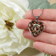 Ainslie Scottish Clan Tartan Necklace Heart - kittentee