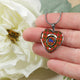 Bruce Modern Scottish Clan Tartan Necklace Heart