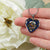 Agnew Modern Clan Tartan Necklace Heart - kittentee